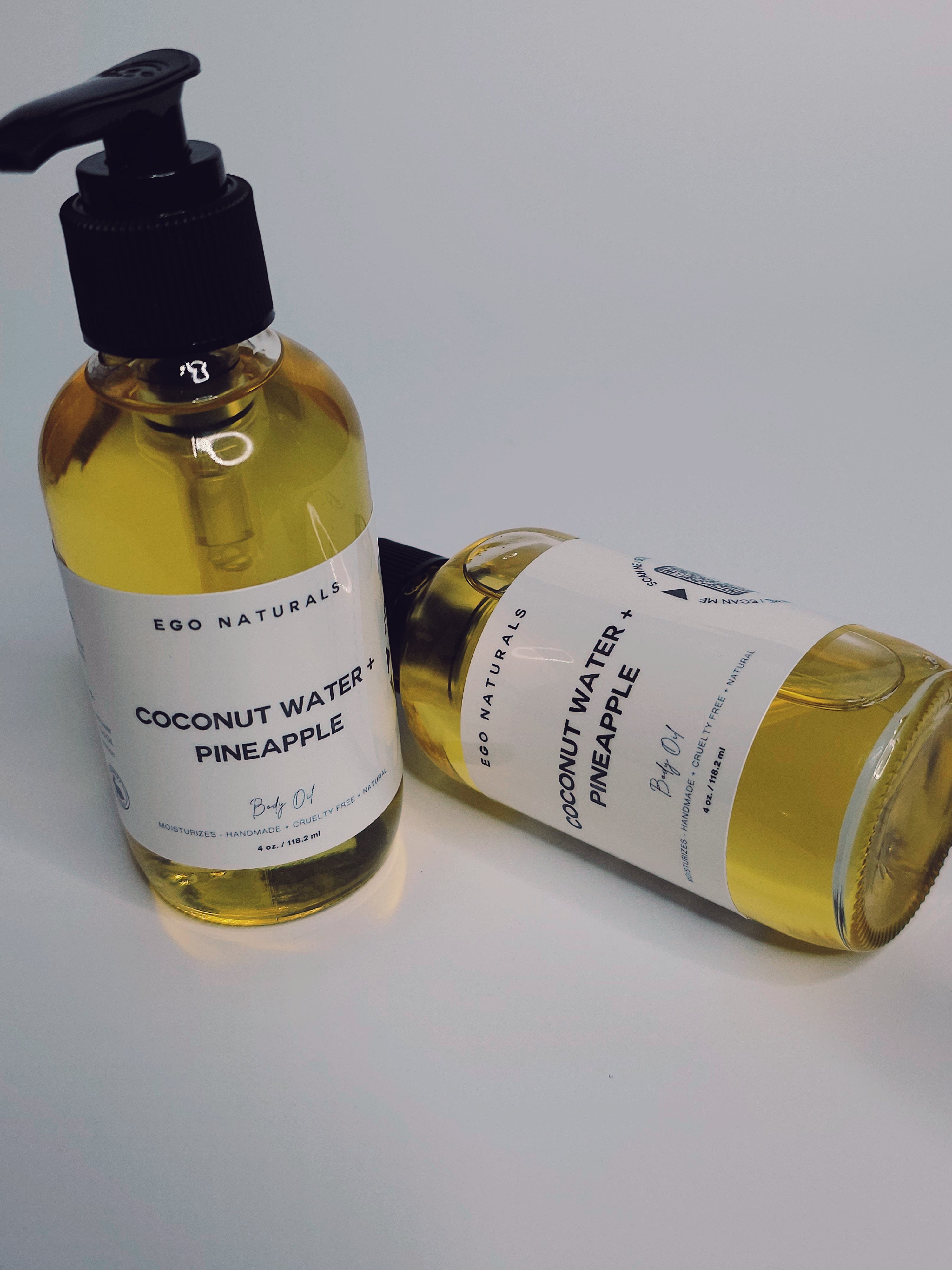 Coconut 🥥 Water + Pineapple 🍍 Body Oil - Ego Naturals