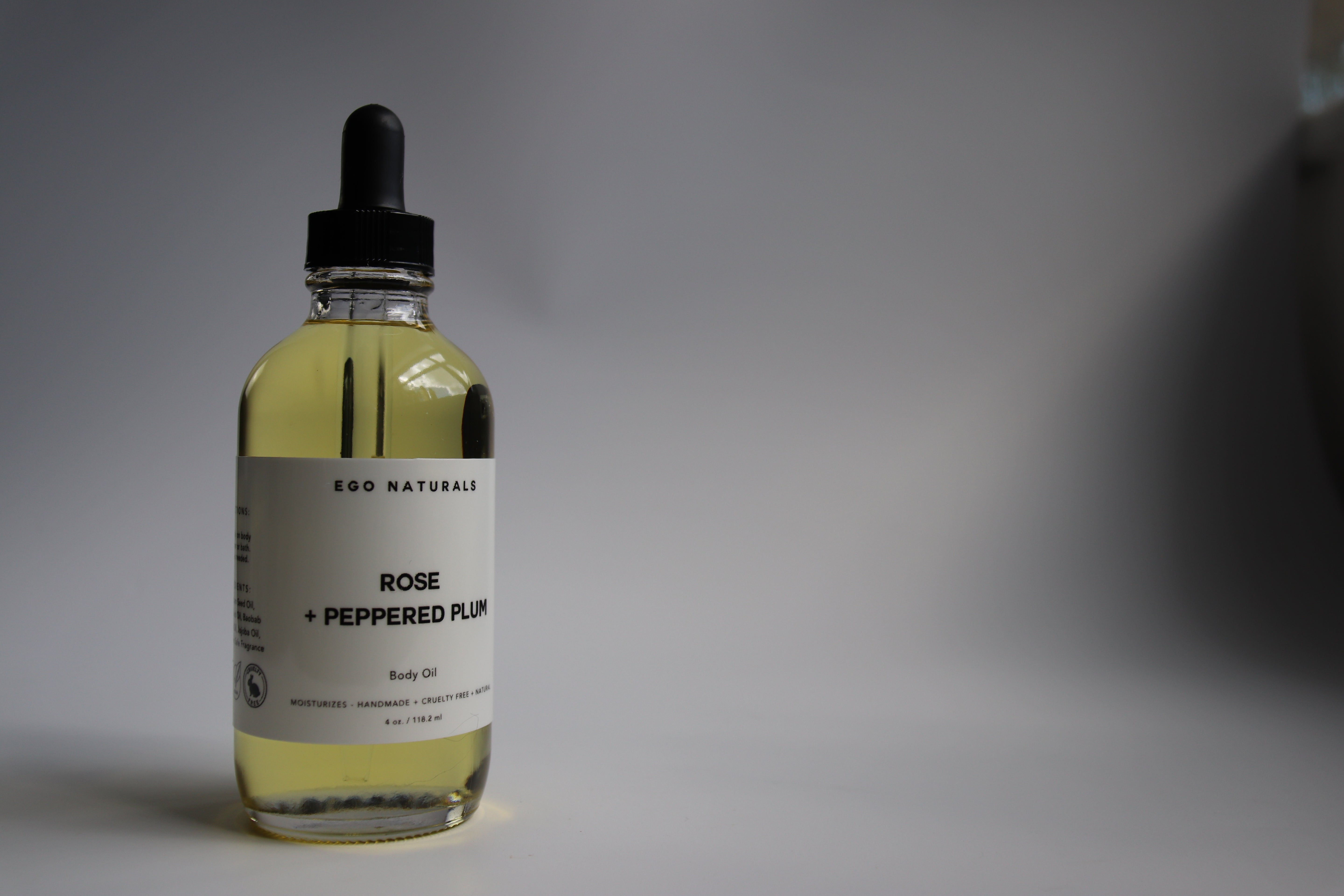 Rose + Peppered Plum Signature Body Oil - Ego Naturals